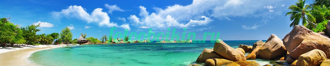 Фотообои Голубое море и пляж