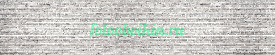 Белая для кухни кирпичная стена