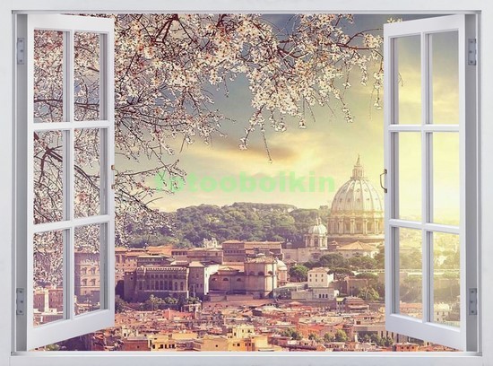 Окно с видом на Рим