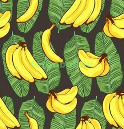 Узор с бананами