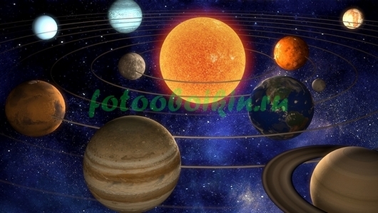 Фотоштора Солнечная система
