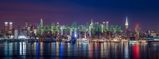 Фотоштора Панорама ночного города
