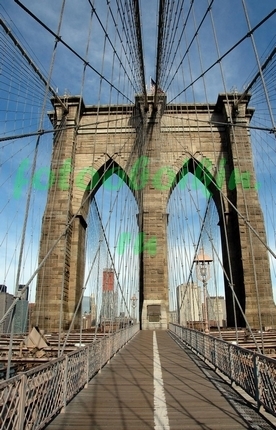 Фотоштора Зона для пешеходов Бруклинский мост