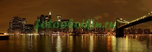 Фотоштора Панорама Бруклинского моста