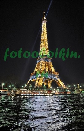 Фотообои Светящаяся Эйфелева башня