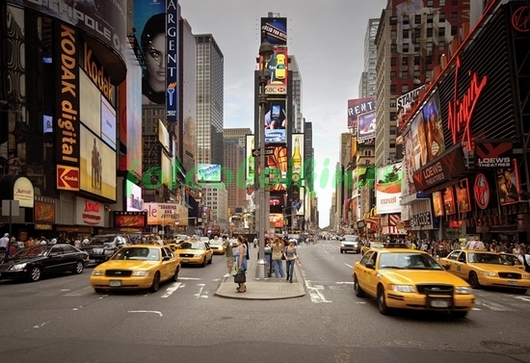 Фотообои Шумная улица в Нью-Йорке