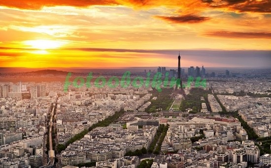 Фотообои Вид на Париж