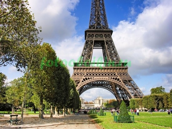 Фотоштора Парк в Париже