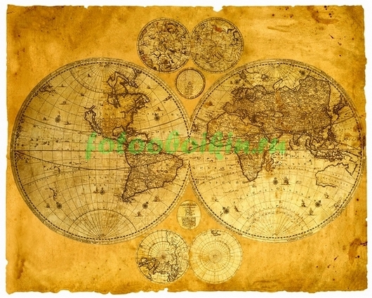 Фотоштора Карта средневековья