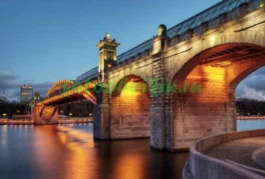 Фотоштора Пушкинский мост