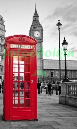Фотообои Лондон телефонная будка