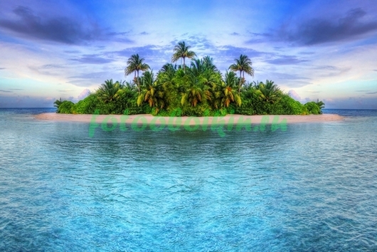 Фотообои Остров в море