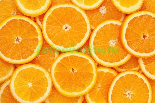 Фотоштора Дольки апельсина