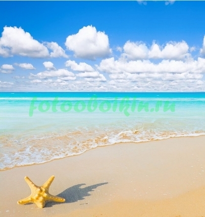 Фотоштора Звезда на фоне моря
