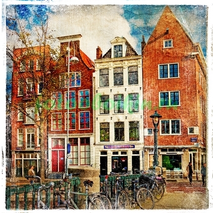 Фотоштора Старое фото Амстердам