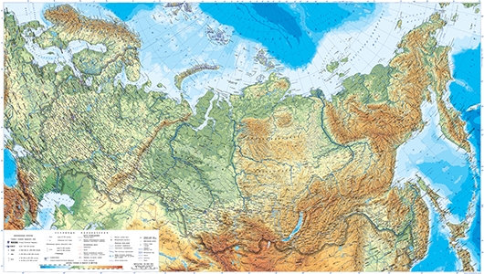 Фотоштора Карта России