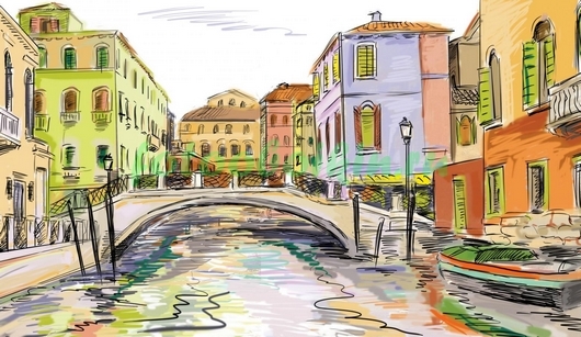 Рисунок Венеция