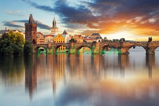 Фотоштора Мост в Праге