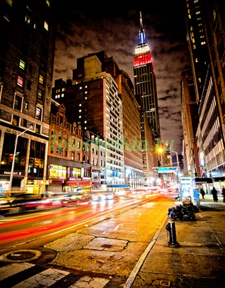 Улица в центре Нью-Йорка