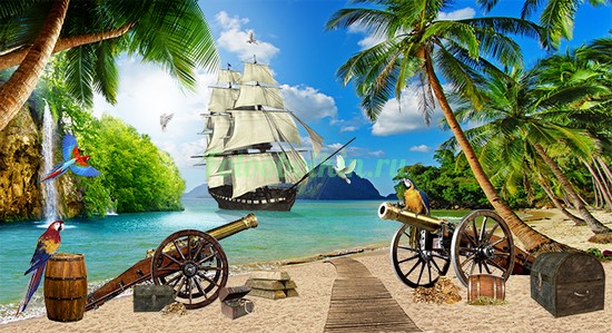 Остров с карибскими сокровищами