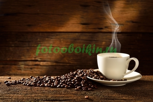 Фотообои Белая чашка кофе