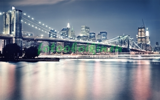 Фотоштора Нью-Йорк в пастельных тонах