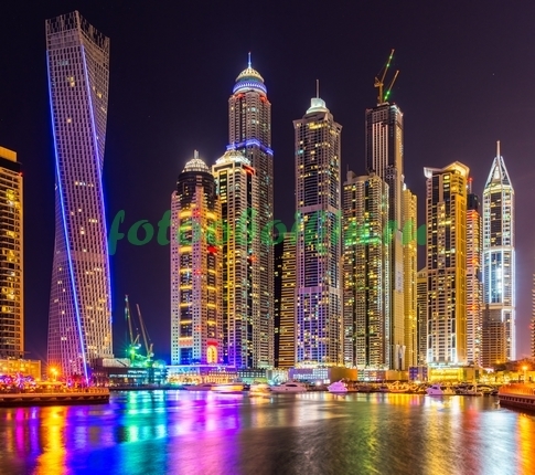 Фотоштора Небоскребы в Дубаи
