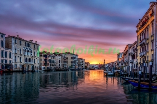 Фотоштора Венеция на закате