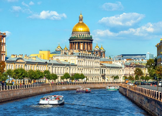 Фотообои Канал с видом на Казанский собор