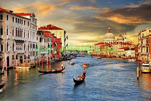 Фотоштора Закат в Венеции