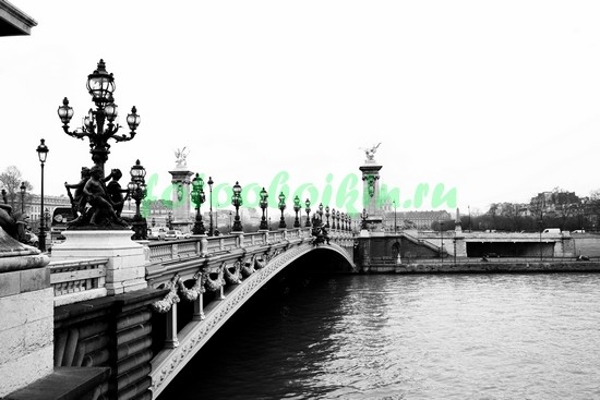 Фотоштора Мост в Париже