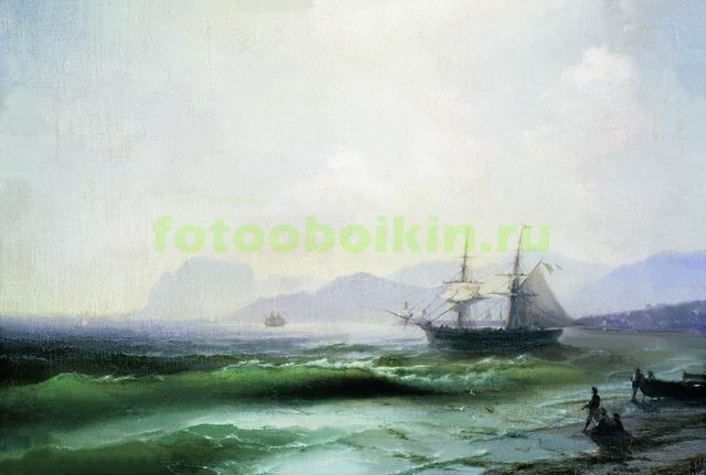 Модульная картина rep10150 Беспокойное море 1877