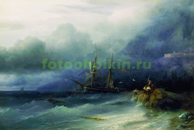 Модульная картина rep10159 Буря 1857