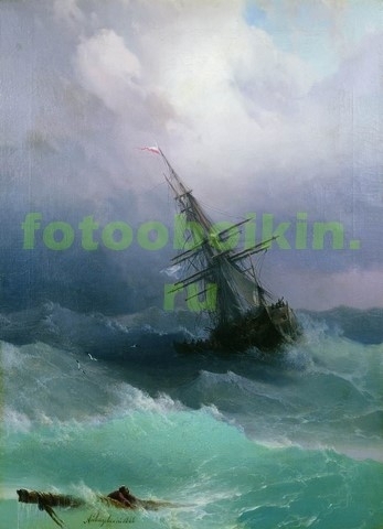 Модульная картина rep10160 Буря 1868