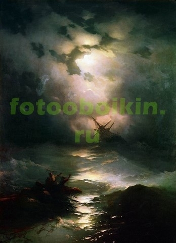 Модульная картина rep10172 Буря на Северном море 1865