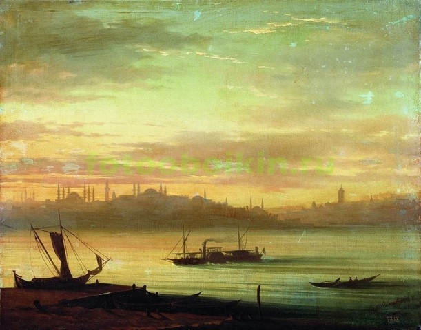 Модульная картина rep10193 Вид Босфора 1864