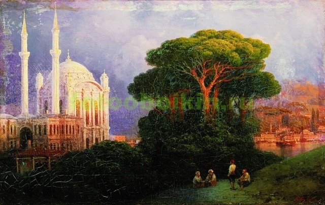 Модульная картина rep10199 Вид Константинополя 1851