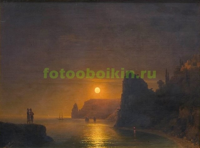 Модульная картина rep10261 Лунная дорожка 1886