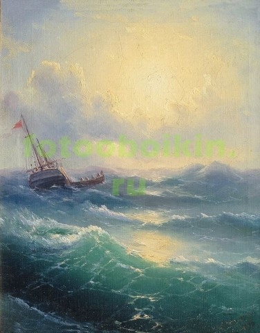 Модульная картина rep10276 Море 1898.Этюд