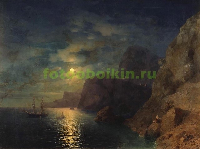 Модульная картина rep10277 Море ночью 1861