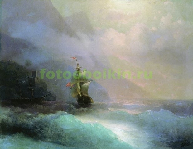Модульная картина rep10287 Морской пейзаж 1870