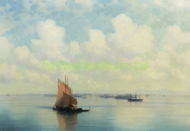 Модульная картина rep10288 Морской пейзаж 1871