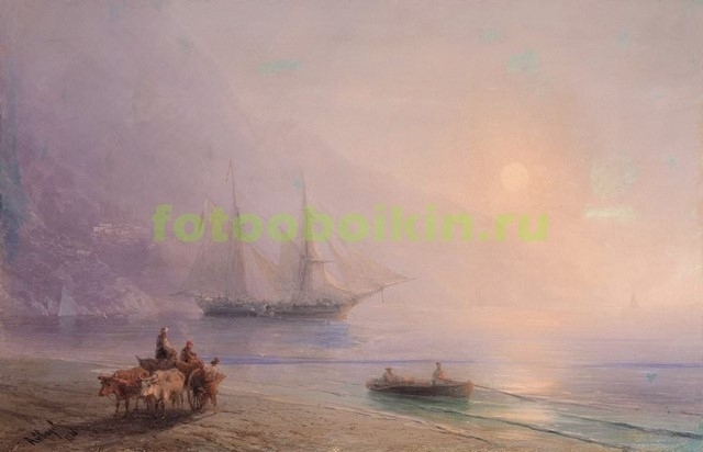 Модульная картина rep10290 На берегу 1878