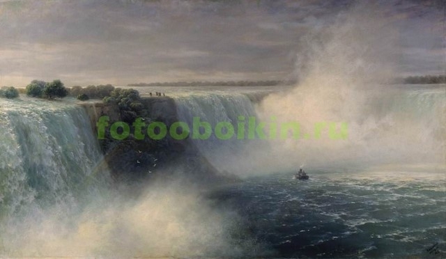 Модульная картина rep10300 Ниагарский водопад 1892