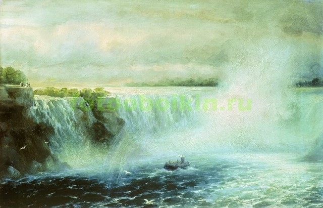 Модульная картина rep10301 Ниагарский водопад 1893