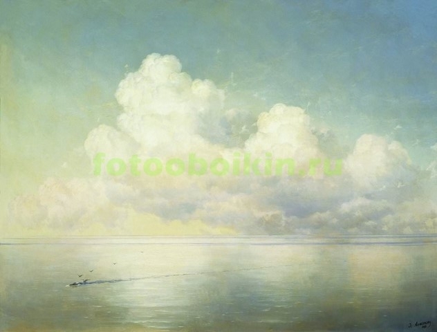 Модульная картина rep10308 Облака над морем. Штиль 1889