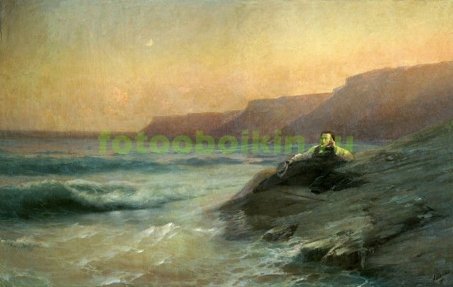 Модульная картина rep10322 Пушкин на берегу Черного моря 1887