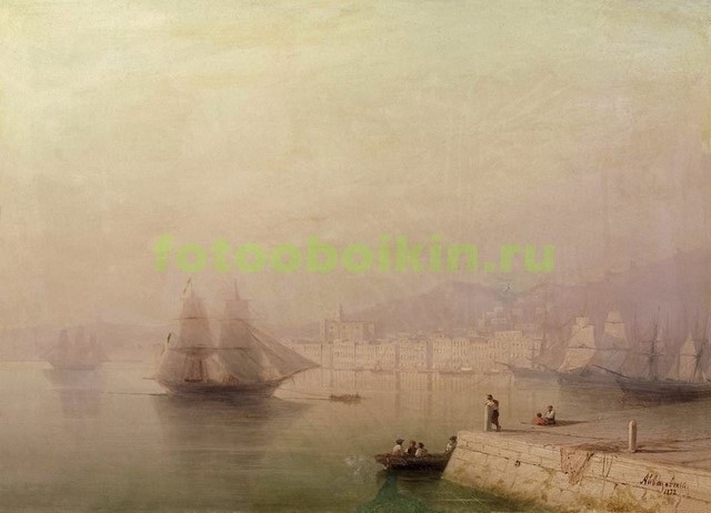 Модульная картина rep10346 Утро. Морской залив 1878
