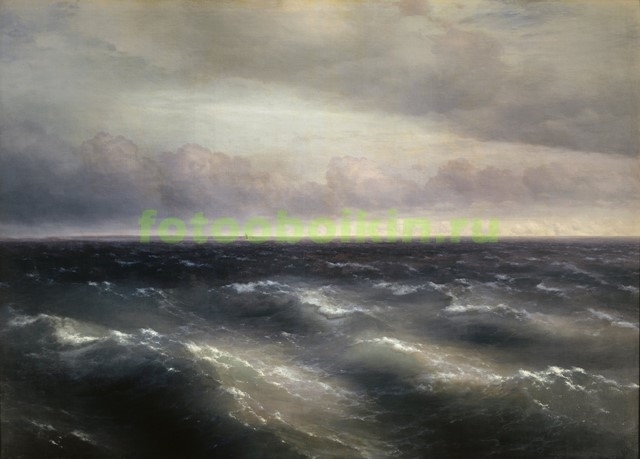 rep10354 Чёрное море. На Чёрном море начинает разыгрываться буря 1881