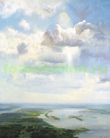 Модульная картина rep10431 Небо Святой Руси